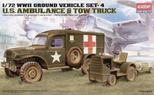 1/72 US Ambulance + towing tractor