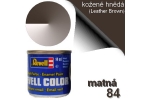 Barva koženě hnědá - matná