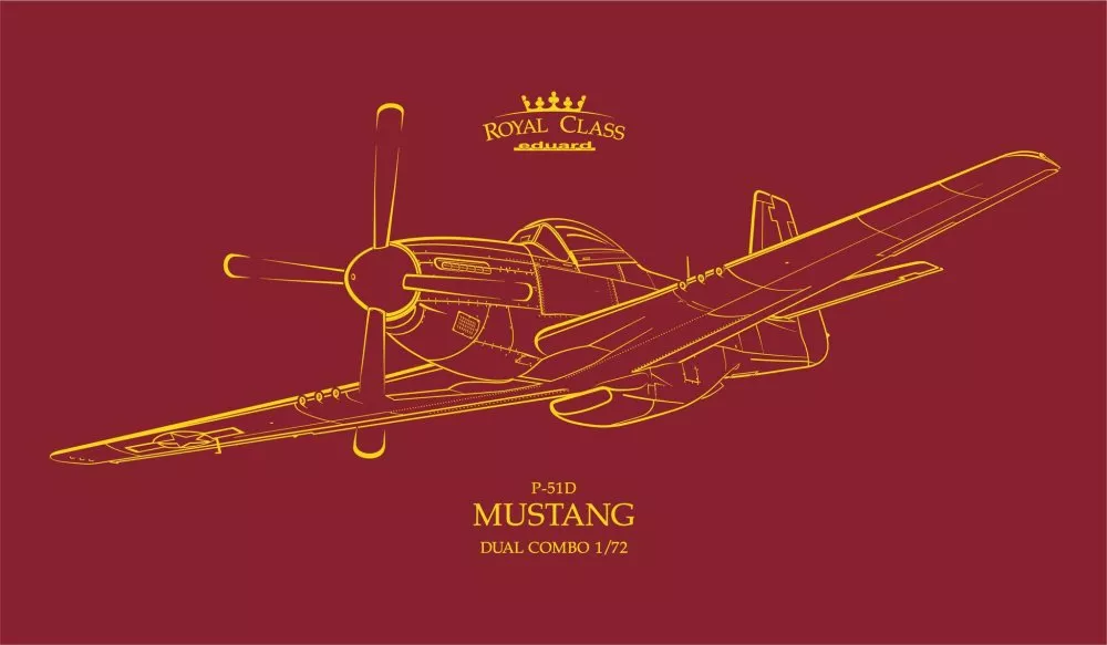 1/72 P-51D MUSTANG Dual Combo (ROYAL CLASS)***