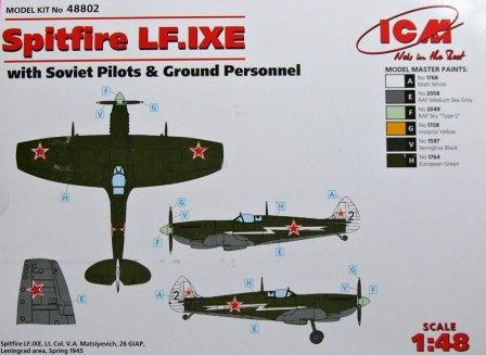 1/48 Spitfire LF. IXE + Soviet Pilots&Ground Personnel***