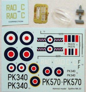 1/72 Supermarine Spitfire Mk. 22