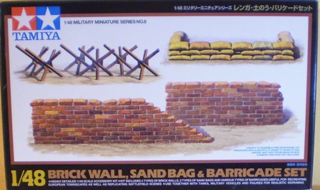 1/48 Brick/Sandbag/Barricade Set