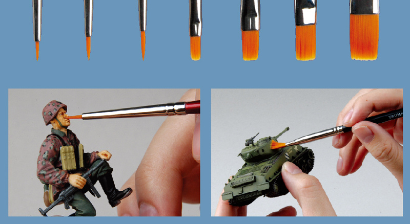Modeling brush 7PCS - Trumpeter