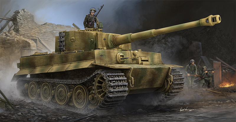 1/35 Pz.Kpfw.VI Ausf.E Sd.Kfz.181 Tiger I (Late Production) w/Zimmerit