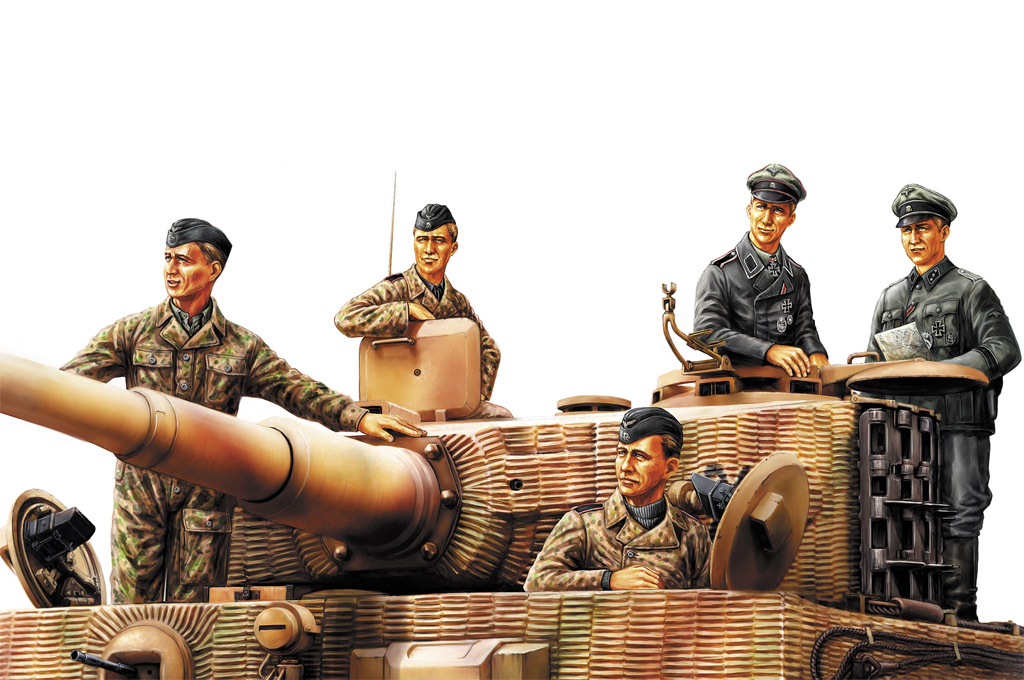 1/35  German Panzer Tank Crew (Normandy 1944)