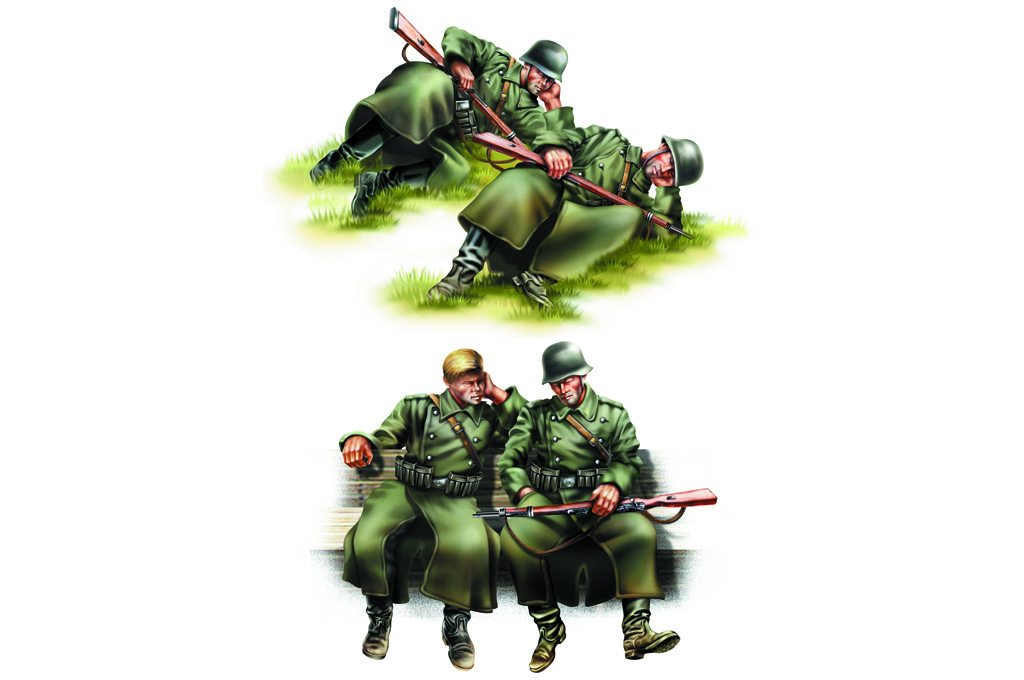1/35 GERMAN INFANTRY-Taking a rest