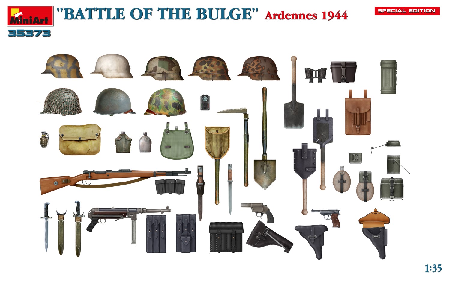 1/35 'Battle of the Bulge', Ardennes 1944 (5 fig.)