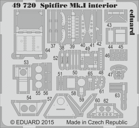 1/48 SET Spitfire Mk.I interior S.A. (AIRF)***