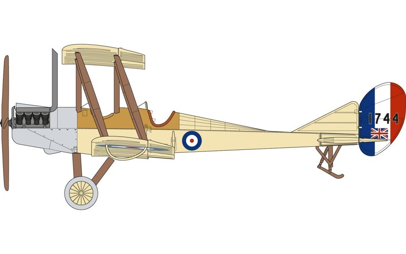 1/72 Royal Aircraft Factory BE2c Scout