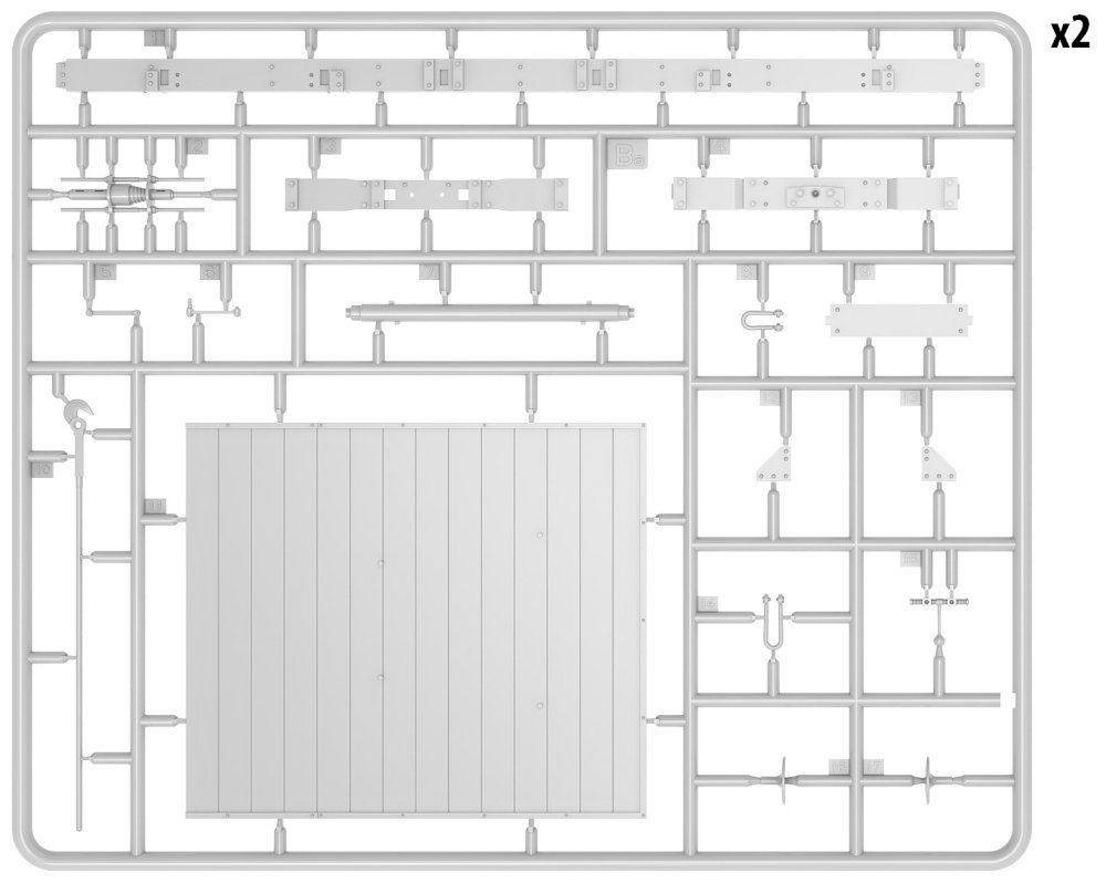 1/35 Railway Covered Goods Wagon 18t NTV Type