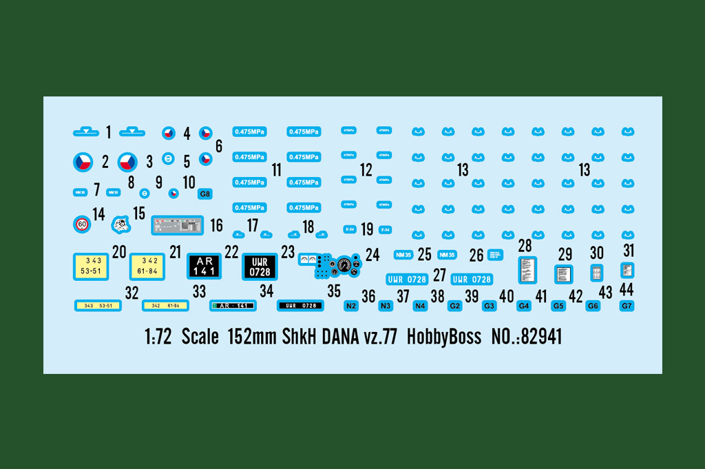 1/72 152mm ShkH DANA vz.77