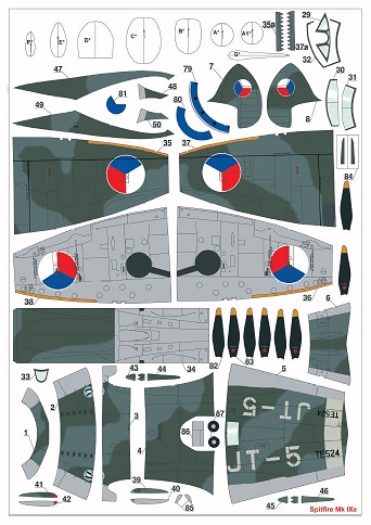 AEROmodel č.5 Spitfire Mk.IXC a Spitfire L.F. Mk.IXE