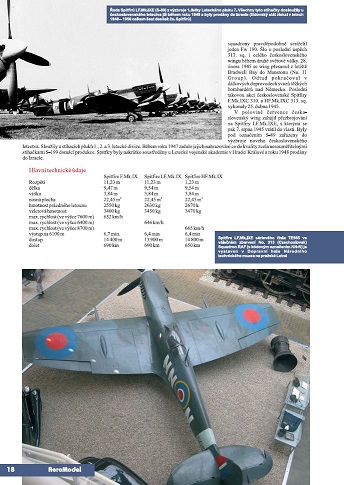 AEROmodel č.5 Spitfire Mk.IXC a Spitfire L.F. Mk.IXE