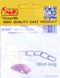 Fine Brass Chain for 1/72 and 1/48 scale (30 cm)***