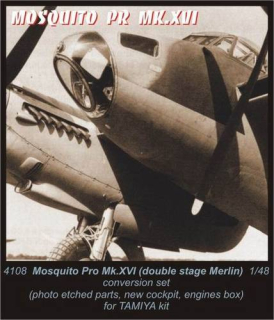 1/48 Mosquito double stage Merlin - engine se