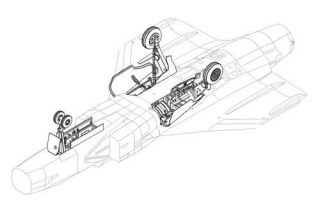 1/48 JAS 39A/C Gripen undercarriage set***