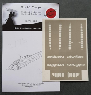 1/72 Ki-45 Toryu Control Surfaces