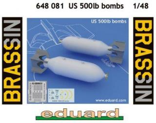 BRASSIN 1/48 US 500lb bombs (2 pcs.)