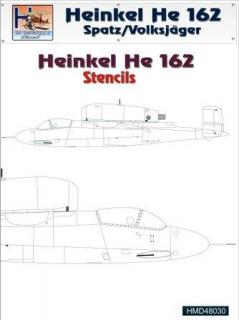 1/48 Stencils Heinkel He 162