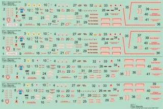 1/72 Stencils Bf 109G (German&Finnish versions)