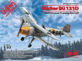 1/32 Bücker Bü 131D German WWII Training Aircraft
