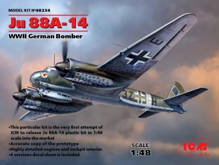 1/48 Junkers Ju 88A-14 German WWII Bomber