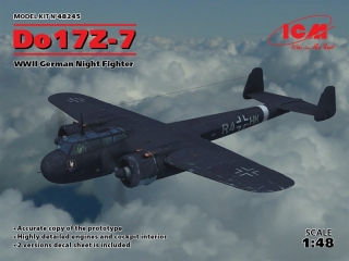 1/48 Dornier Do-17Z-7 German WWII Night Fighter