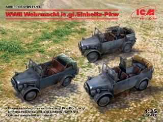 1/35 Wehrmacht WWII Cars DIORAMA SET (3 kits)