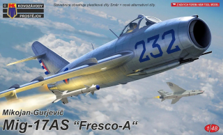 1/48 MiG-17AS 'Fresco-A' (3x camo, ex-SMER)