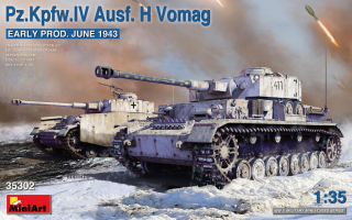 1/35 Pz.Kpfw.IV Ausf. H Vomag, June 1943 (5x camo)***