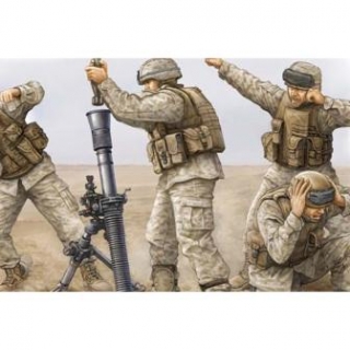 1/35 Modern U.S. Marine M252 Team