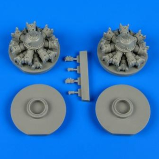 1/48 B-25 Mitchell engines (ITAL/ACC.MIN)