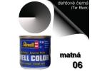 Barva dehtově černá - matná