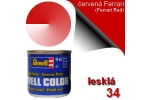 Barva červená ferrari - lesklá