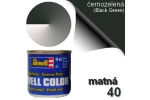 Barva černozelená -matná
