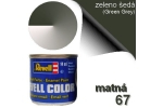 Barva zeleno šedá - matná