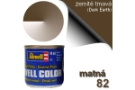 Barva zemitě tmavá - matná