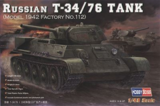 1/48  Russian T-34/76 (1942 No.112) tank