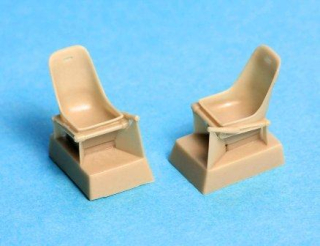 1/48 Bf-109E - Seats without harness (2 pcs.)