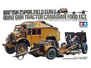 1/35 British 25pdr Gun&Quad kt