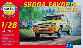 1/28 Škoda Favorit Rallye 96