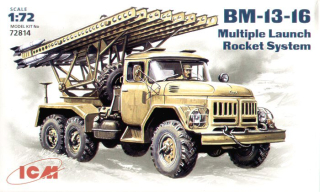 1/72 Zil-131 BM-13-16 Rocket volley system