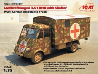 1/35 Lastkraftwagen 3,5t AHN Ambulance Truck WWII