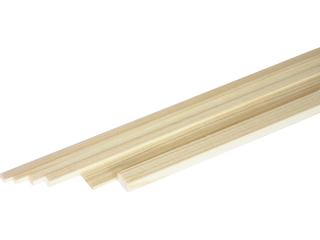 Borovicový nosník 2x6 mm, délka 1000 mm.