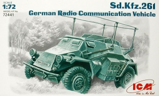 1/72 Sd.Kfz.261 German Radio Communication Vehicle