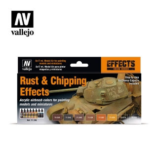 Vallejo Model Air Set 71186 Rust & Chipping Effects (8)