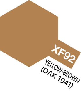 Tamiya XF-92 Yellow-Brown DAK 1941