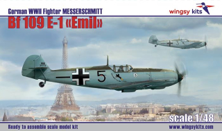 1/48 Messerschmitt Bf 109 E-1 German WWII Fighter