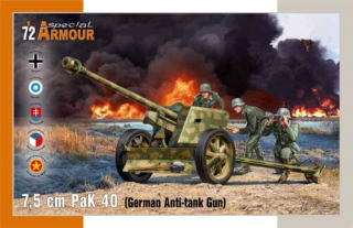 1/72   7,5 cm PaK 40 ‘German Anti-tank Gun’