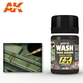 AK Weathering AK045 WASH FOR GREEN VEHICLES (35ml) 